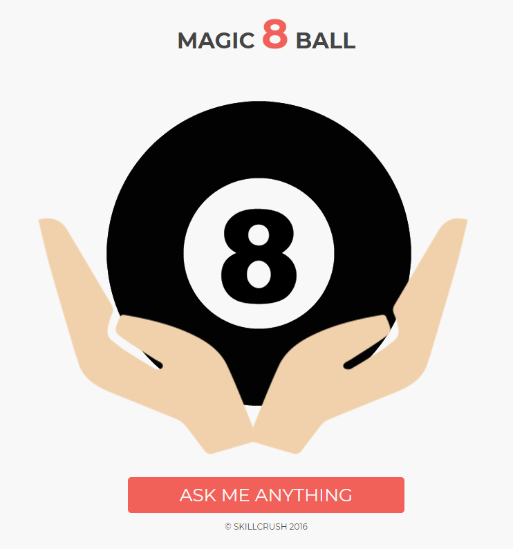Image of a magic 8-ball
